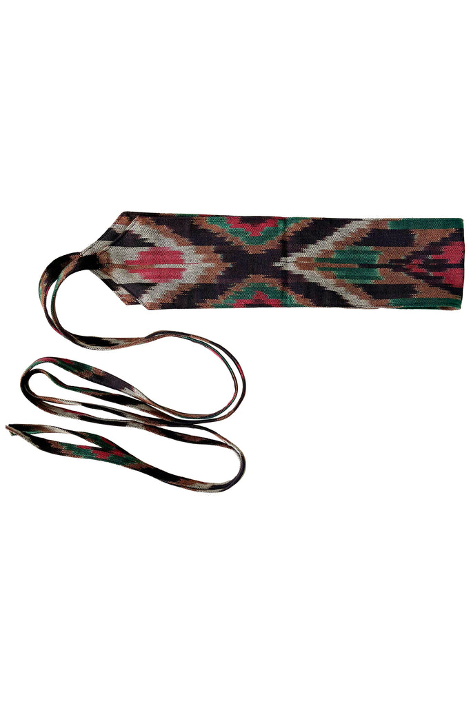Obi style Ikat wrap belt | Julahas