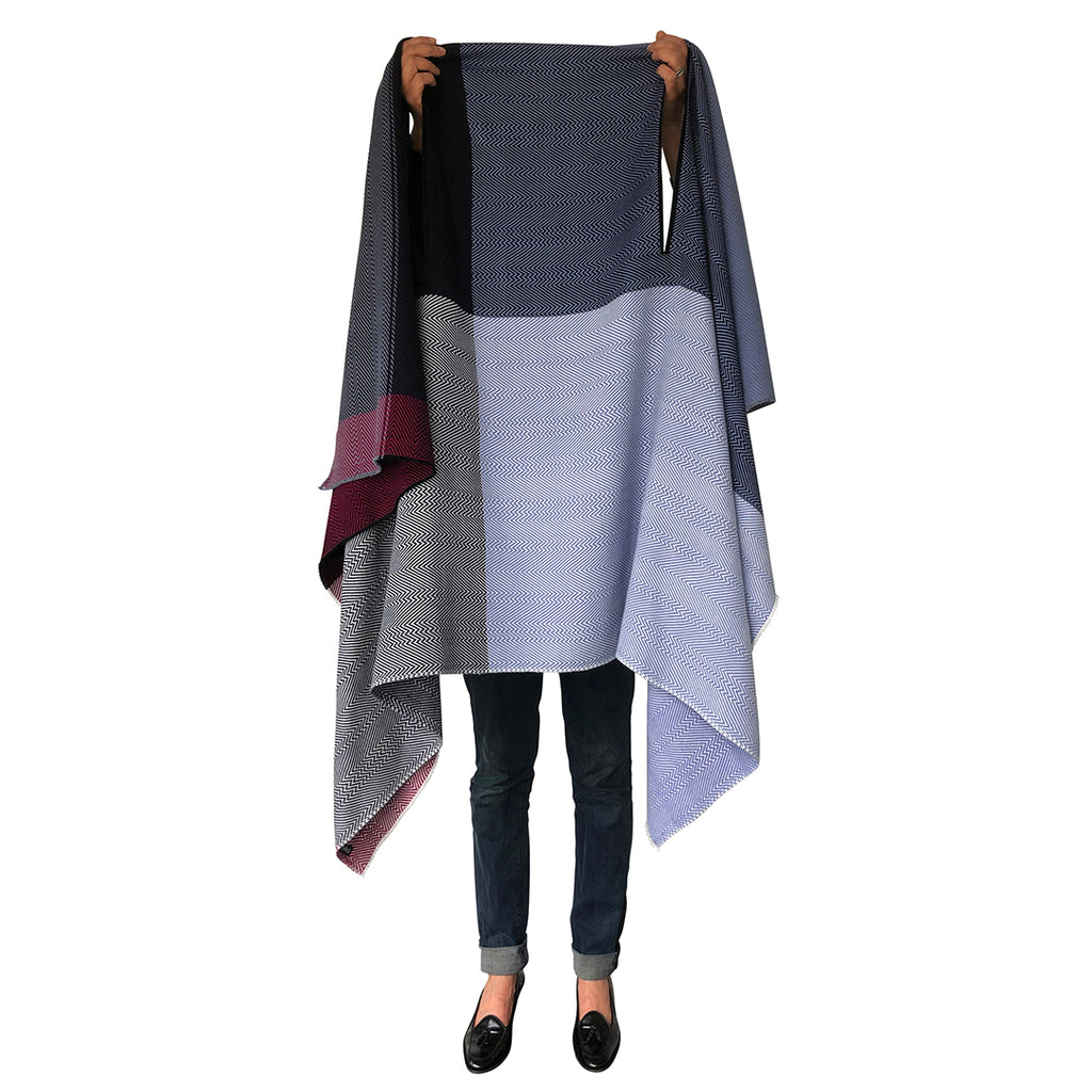 Berry coloured cotton capes by julahas