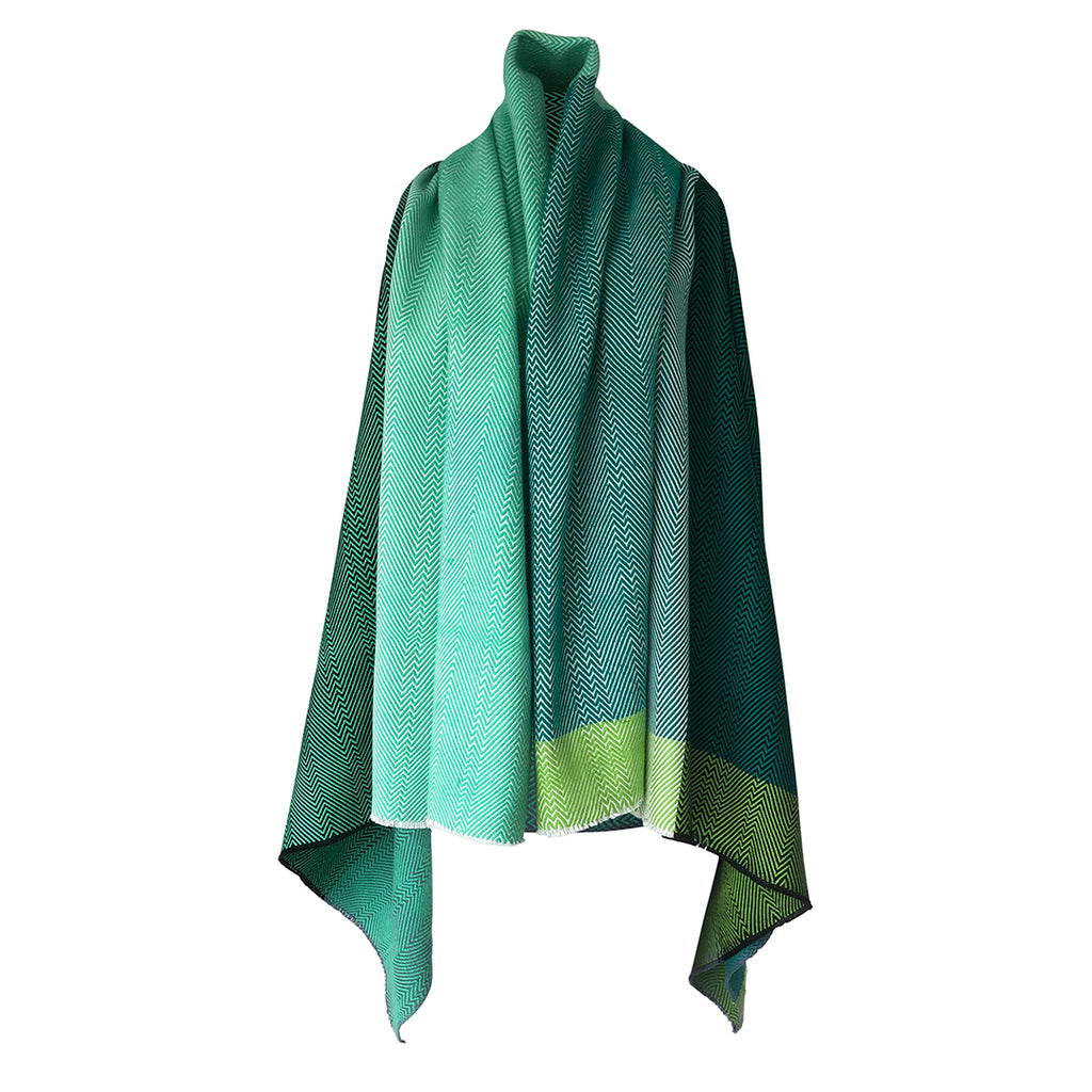 Colourful, airy, freesize poncho Cotton Cape by JULAHAS is easy on the skin, cruelty-free