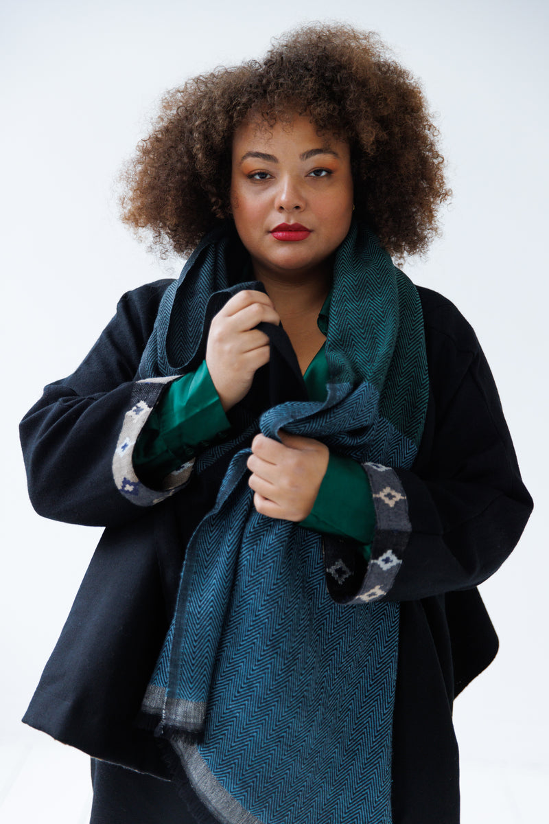 Wool SCARF Dash Forest Unisex Scarves JULAHAS wool-scarf-dash-forest-unisex-scarves-julahas