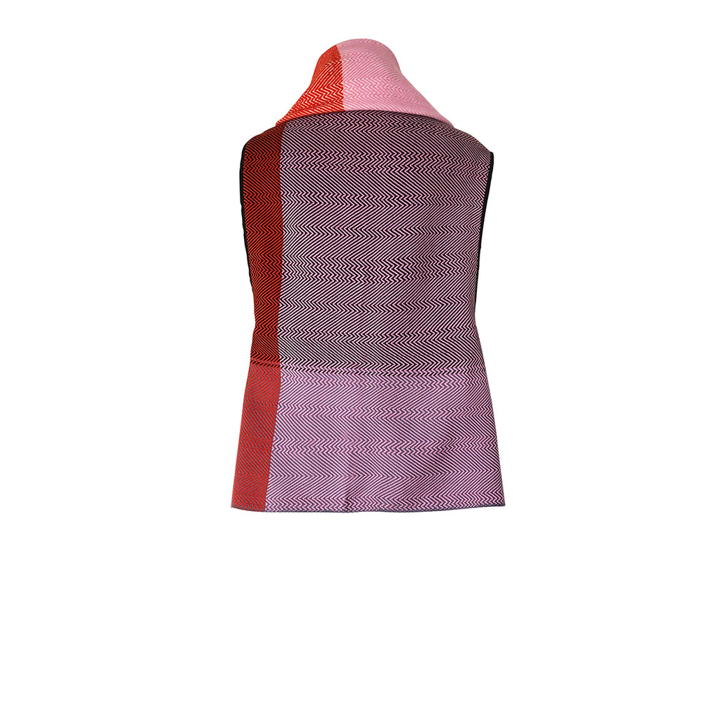 Cruelty free Cotton Cape by JULAHAS handmade in summer colours