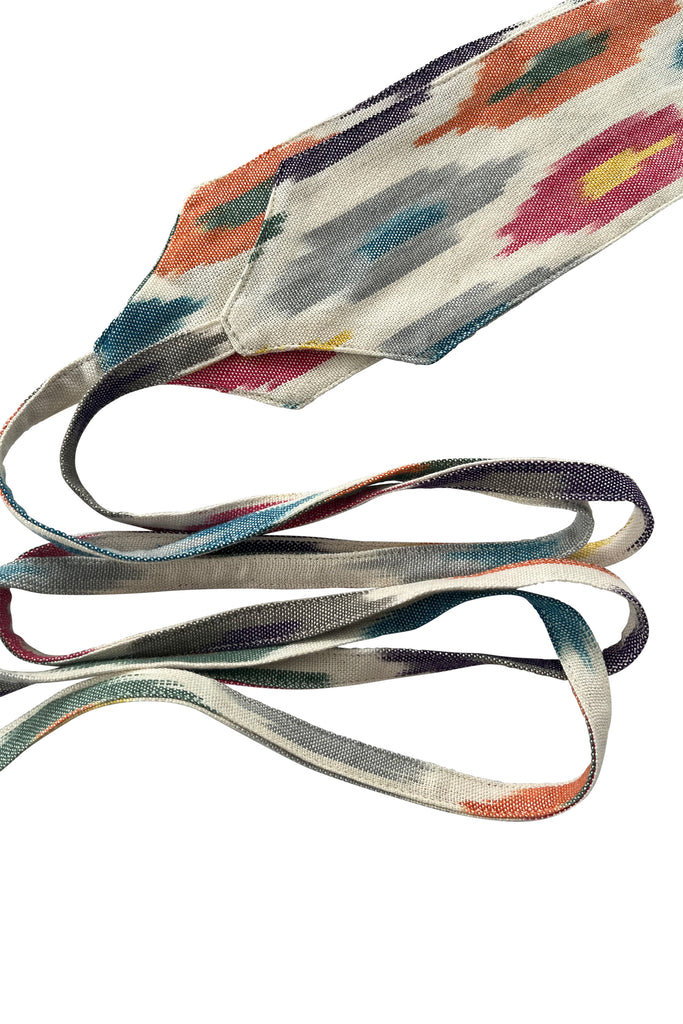 Colourful Obi Style Ikat Wrap Belt | JULAHAS