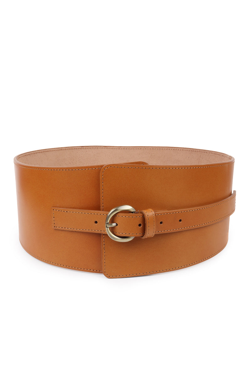 Shop Upcycled Leather Corset Belt Camel | JULAHAS Shop Upcycled Leather Corset Belt Camel | JULAHAS