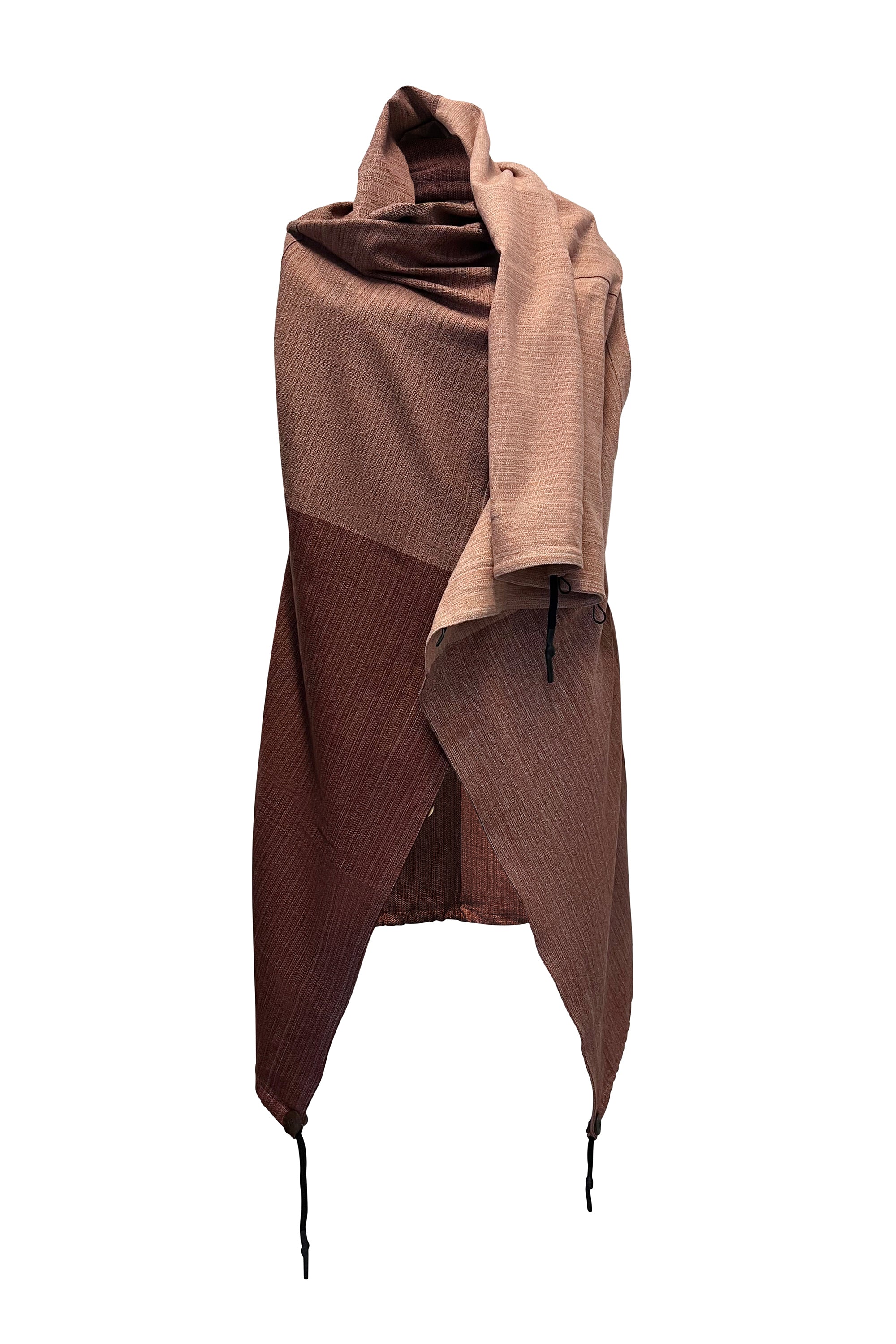 Cap Earth Color Terra Cotton Cape| JULAHAS earth coloured cape Equal