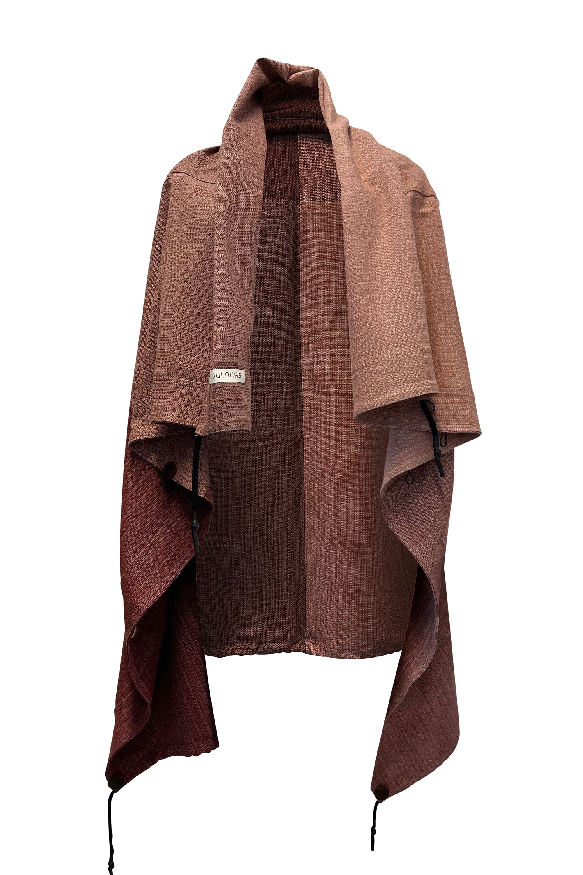 Cap Earth Color Terra Cotton Cape| JULAHAS earth coloured cape Equal