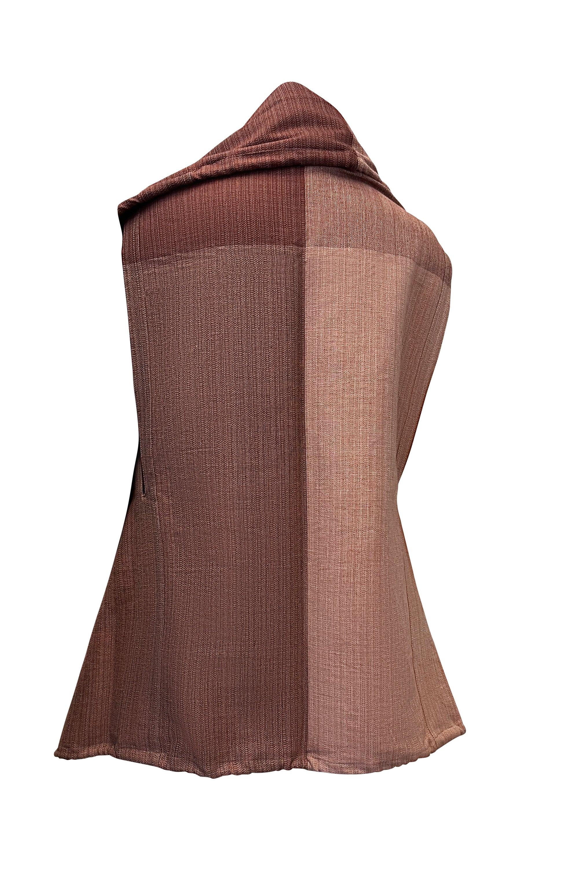 Cap Earth Color Terra Cotton Cape| JULAHAS earth coloured cape Equal