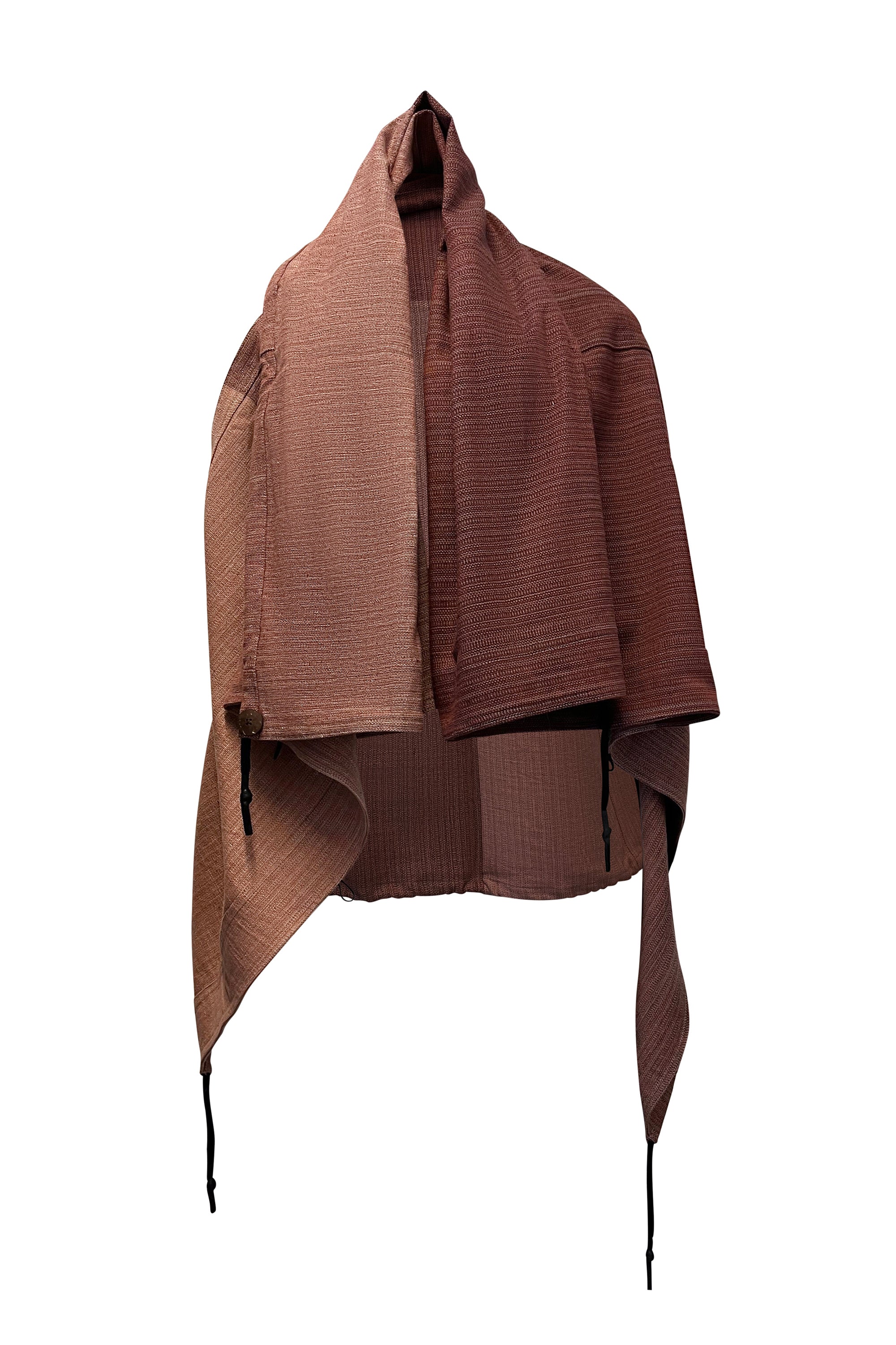 Cap Earth Color Terra Cotton Cape| JULAHAS earth coloured cape Equal