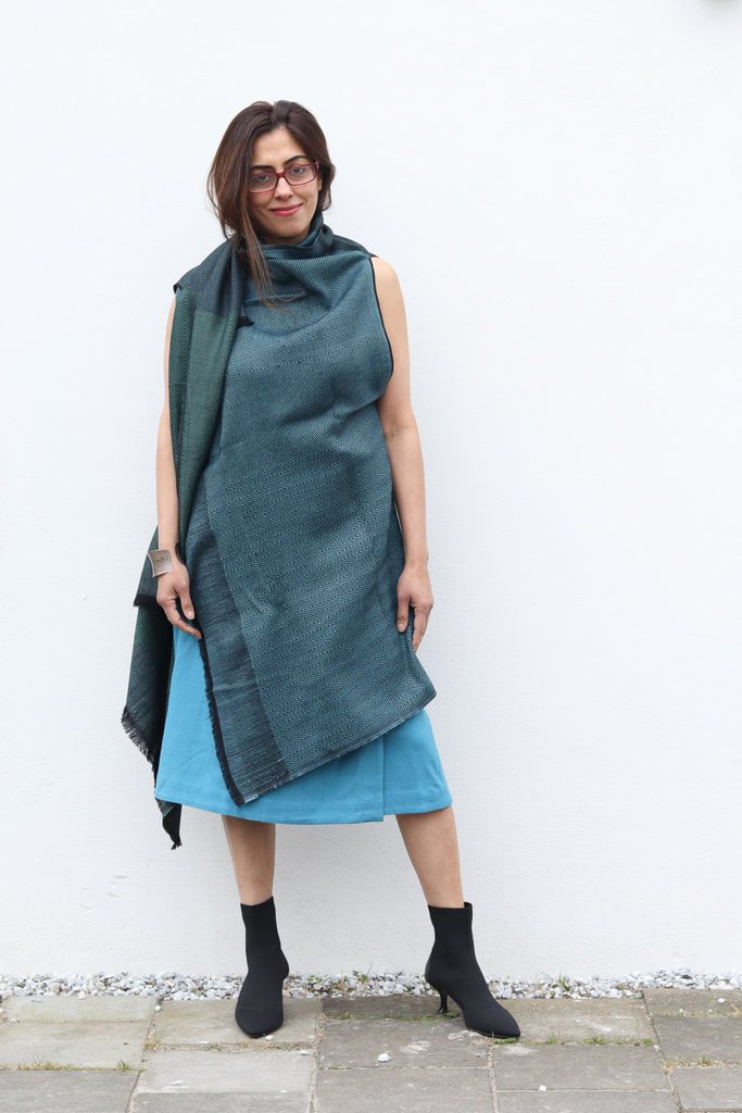 Cool and comfy cotton hemp wrap skirt adjustable waist | JULAHAS