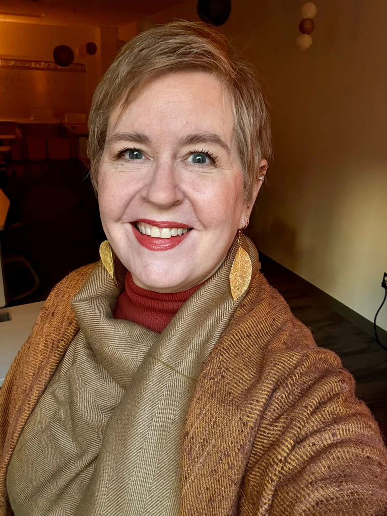 Earthy Green wool cape 