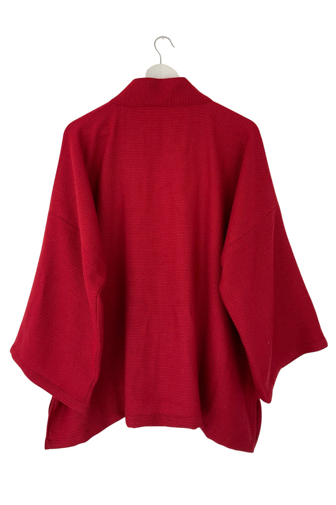 Red jacket on a white background