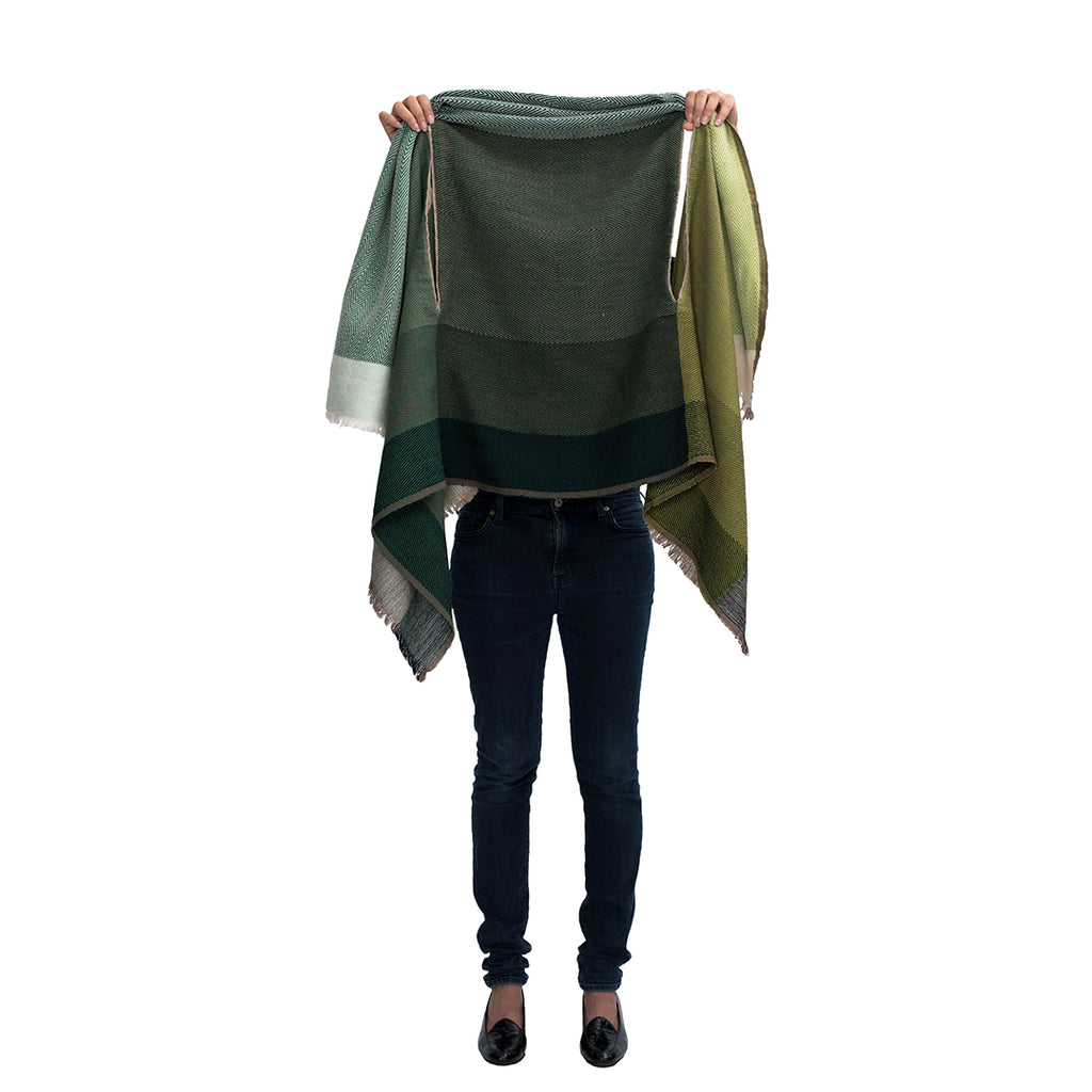 Green warm wool cape for petite sizes JULAHAS Amazon