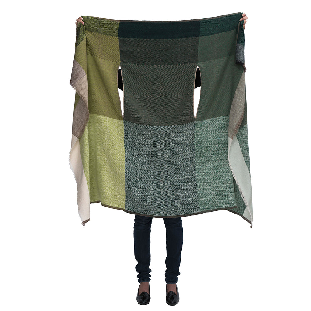Green warm wool cape for petite sizes JULAHAS Amazon