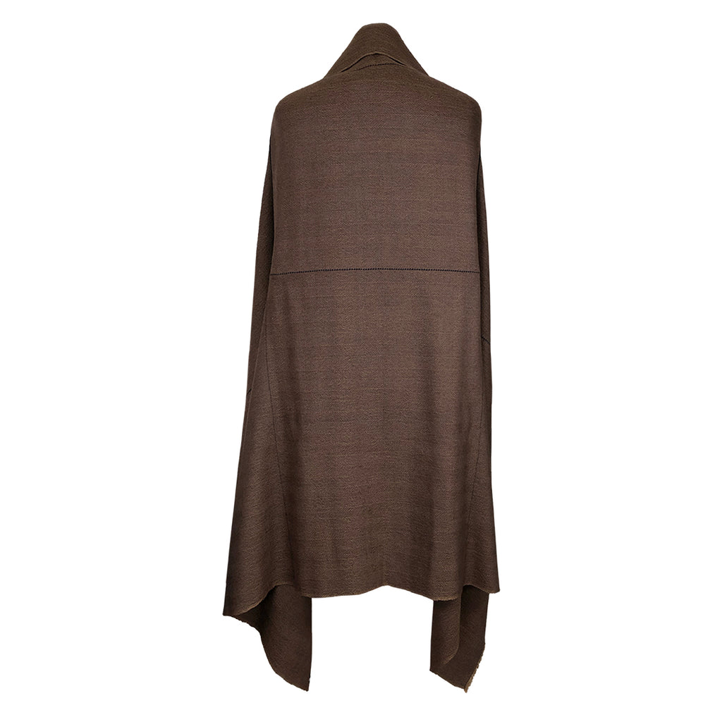 Soft wool Cape in shades of camel and brown Celestial Cape Leda by JULAHAS