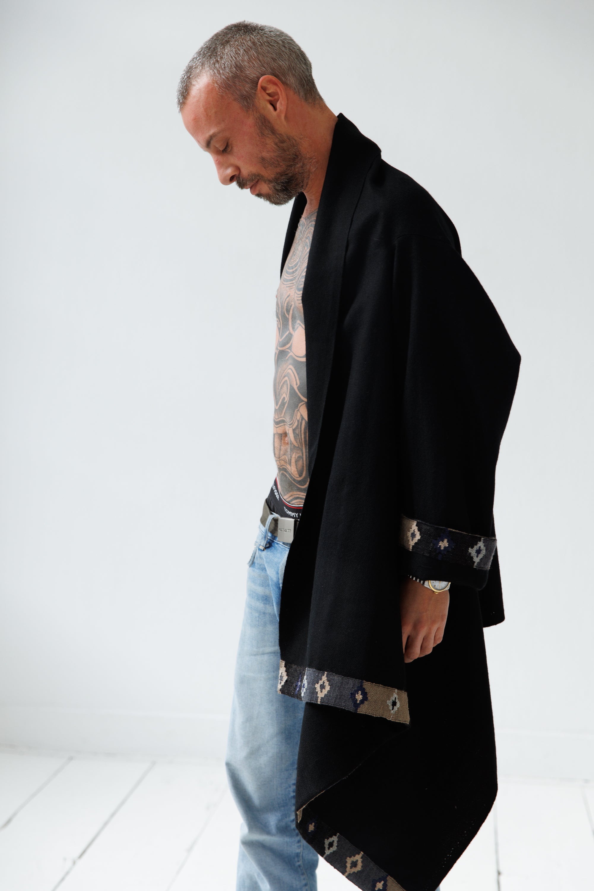 Wool Cape Coat Cocoon | JULAHAS