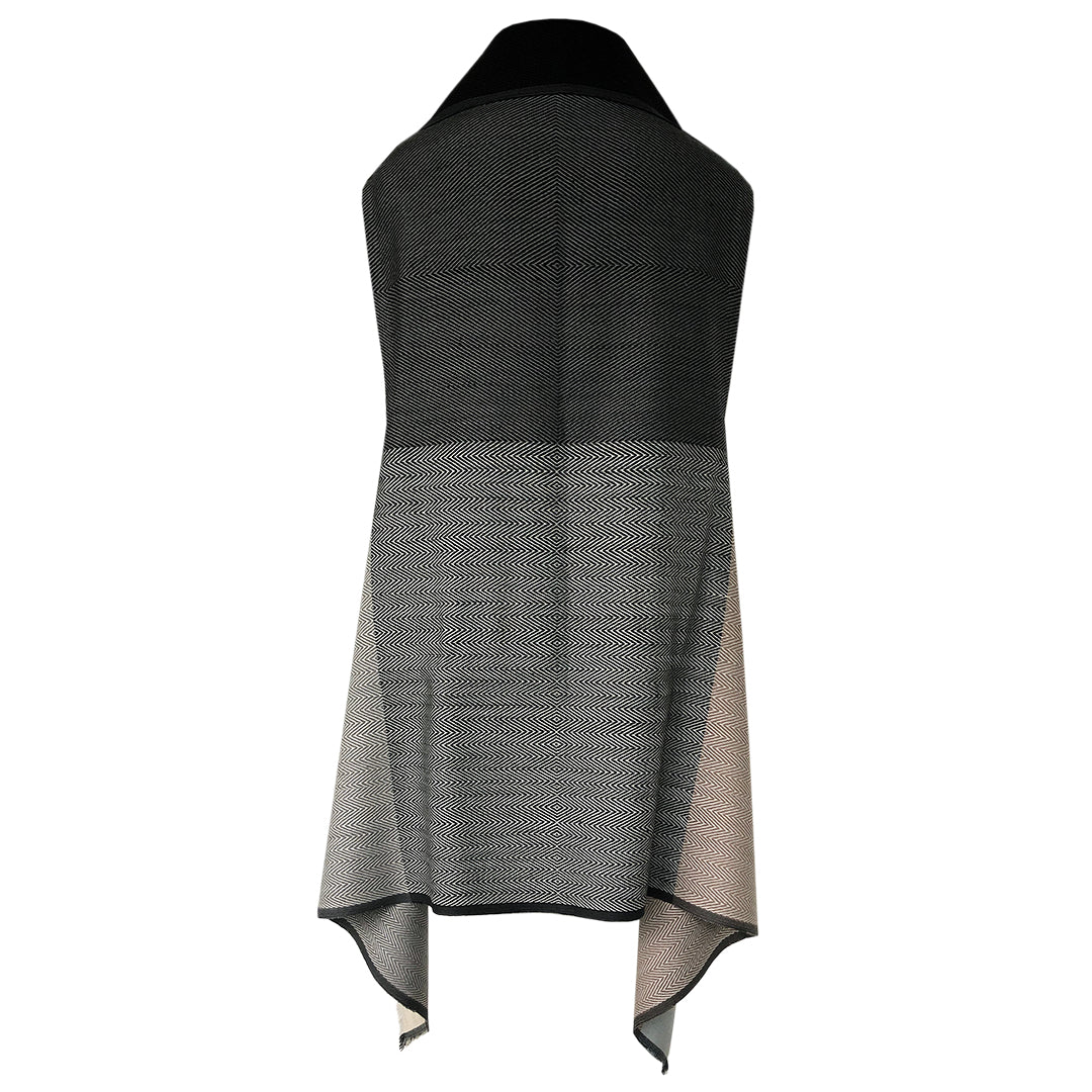 Soft Wool Poncho for Women in Neutral Colours DARIA Cape Nubra JULAHAS