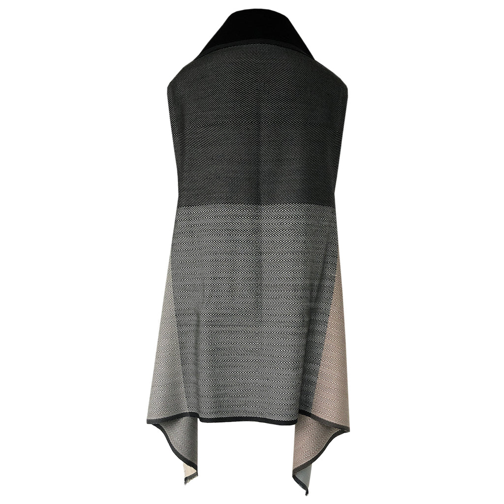 Shop classic wool Cape for women online in neutral colours Daria Nubra by JULAHAS