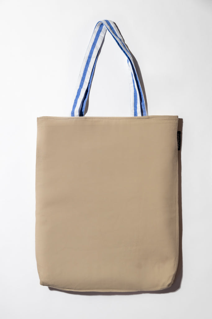 100% recycled blue tote shopper bag | sustainable bags by julahas