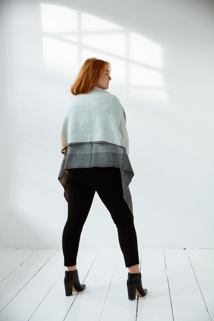 Free size Wool Cape for women in Pastel colours  - JULAHAS