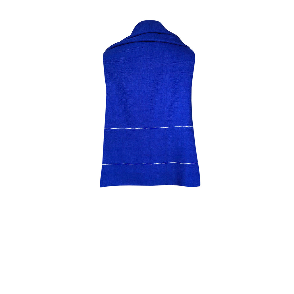 Ultra Soft and Chic statement blue CELESTIAL Cape Dia -short back  JULAHAS