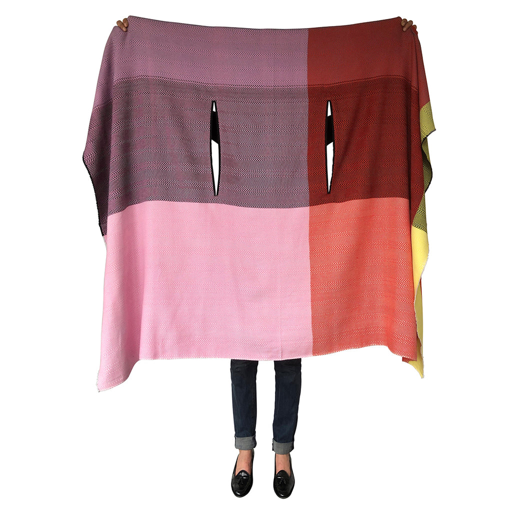 Shop Pink and Red Cotton Cape for women 